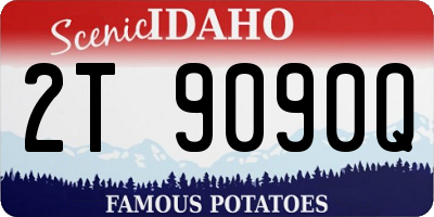 ID license plate 2T9090Q