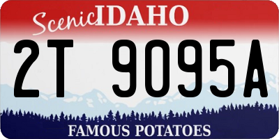 ID license plate 2T9095A