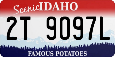 ID license plate 2T9097L