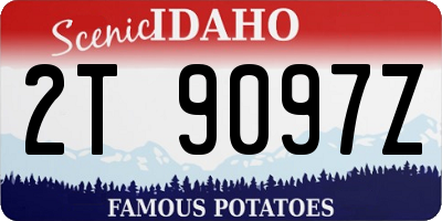 ID license plate 2T9097Z