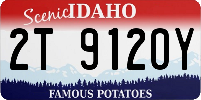 ID license plate 2T9120Y