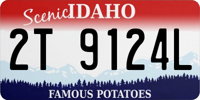 ID license plate 2T9124L