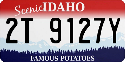 ID license plate 2T9127Y