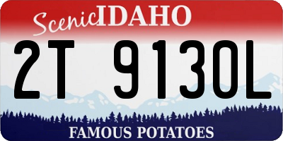 ID license plate 2T9130L