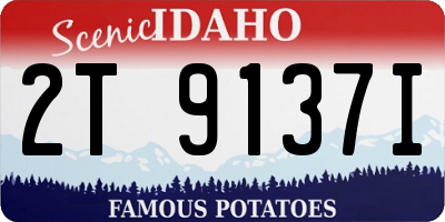 ID license plate 2T9137I