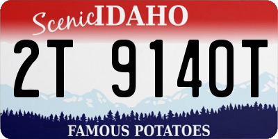 ID license plate 2T9140T