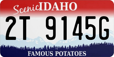 ID license plate 2T9145G