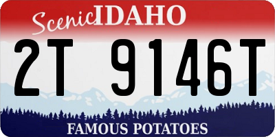 ID license plate 2T9146T