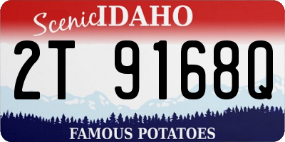 ID license plate 2T9168Q