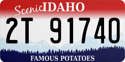 ID license plate 2T9174O