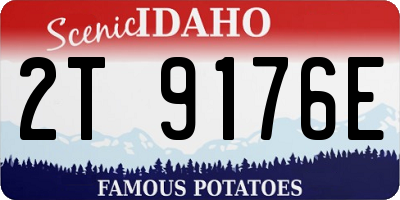 ID license plate 2T9176E