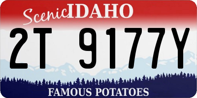 ID license plate 2T9177Y
