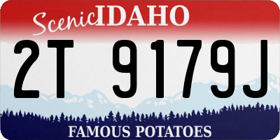 ID license plate 2T9179J