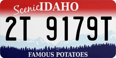 ID license plate 2T9179T