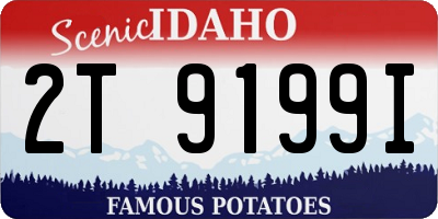 ID license plate 2T9199I