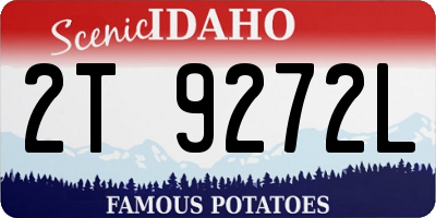 ID license plate 2T9272L