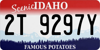 ID license plate 2T9297Y