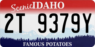 ID license plate 2T9379Y