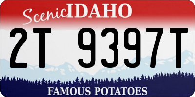ID license plate 2T9397T
