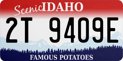 ID license plate 2T9409E