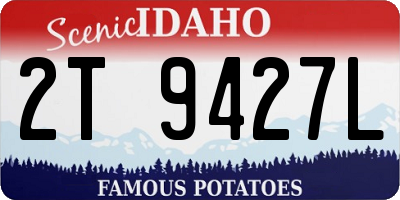 ID license plate 2T9427L