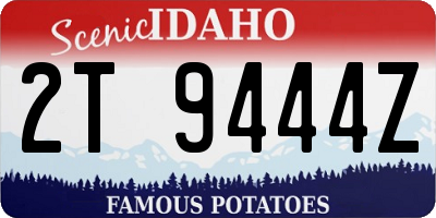 ID license plate 2T9444Z