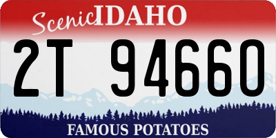 ID license plate 2T9466O