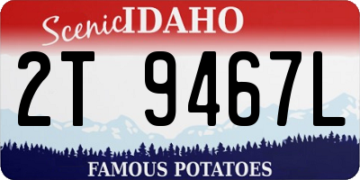 ID license plate 2T9467L