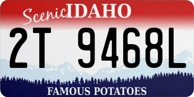 ID license plate 2T9468L