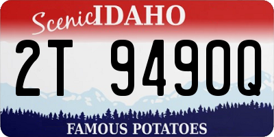ID license plate 2T9490Q