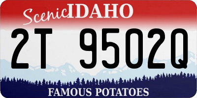 ID license plate 2T9502Q