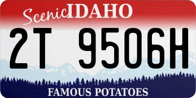 ID license plate 2T9506H