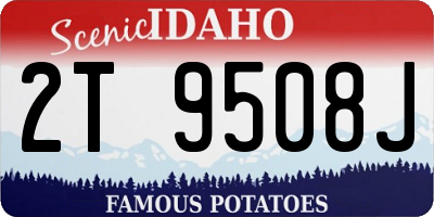 ID license plate 2T9508J