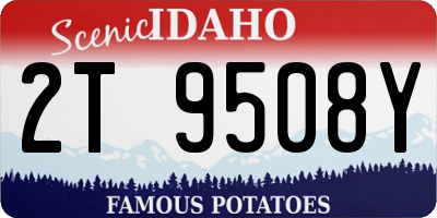 ID license plate 2T9508Y