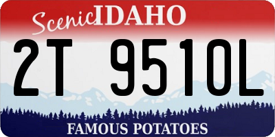 ID license plate 2T9510L