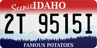 ID license plate 2T9515I