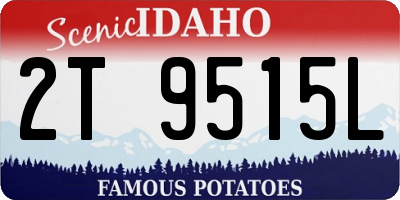 ID license plate 2T9515L