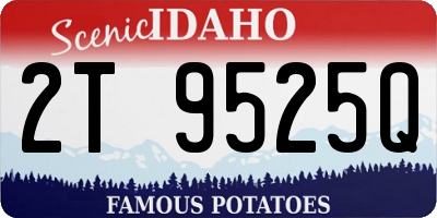 ID license plate 2T9525Q