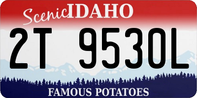 ID license plate 2T9530L