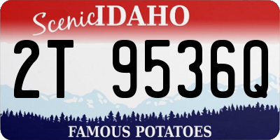 ID license plate 2T9536Q
