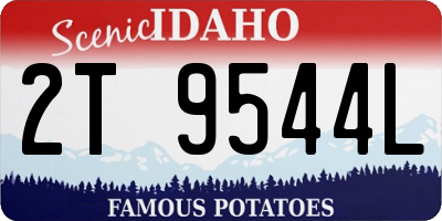 ID license plate 2T9544L