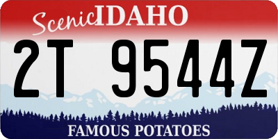 ID license plate 2T9544Z