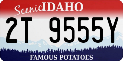 ID license plate 2T9555Y
