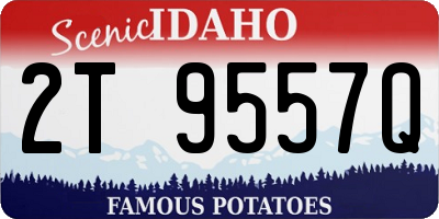 ID license plate 2T9557Q