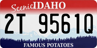 ID license plate 2T9561Q