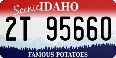 ID license plate 2T9566O