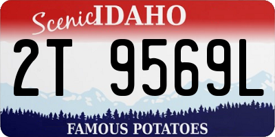 ID license plate 2T9569L