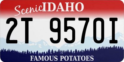 ID license plate 2T9570I