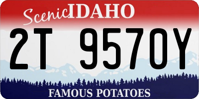 ID license plate 2T9570Y