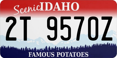 ID license plate 2T9570Z
